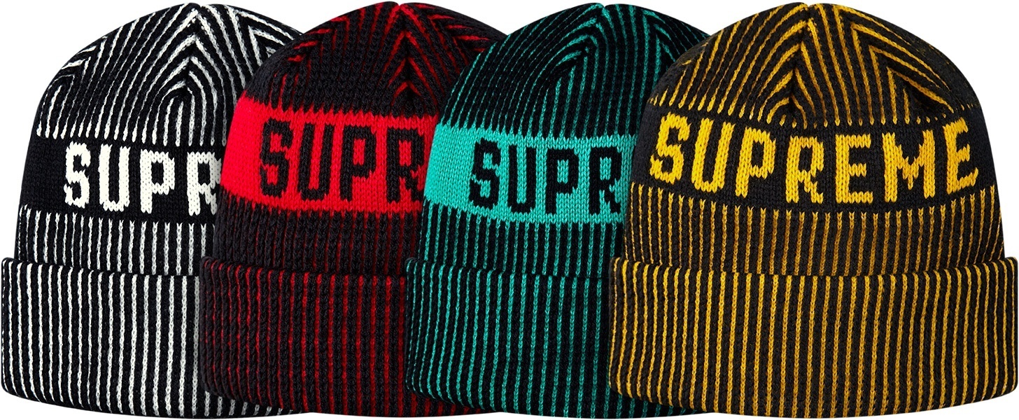 Rib Stripe Beanie